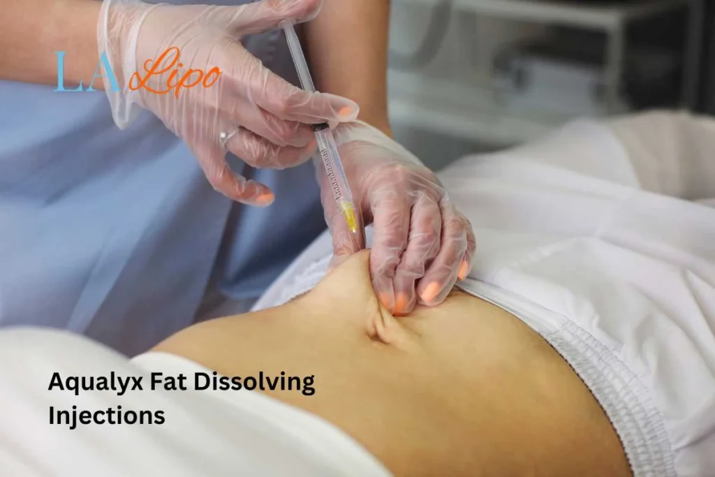 woman having fat dissolving injections Leytonstone in the stomach